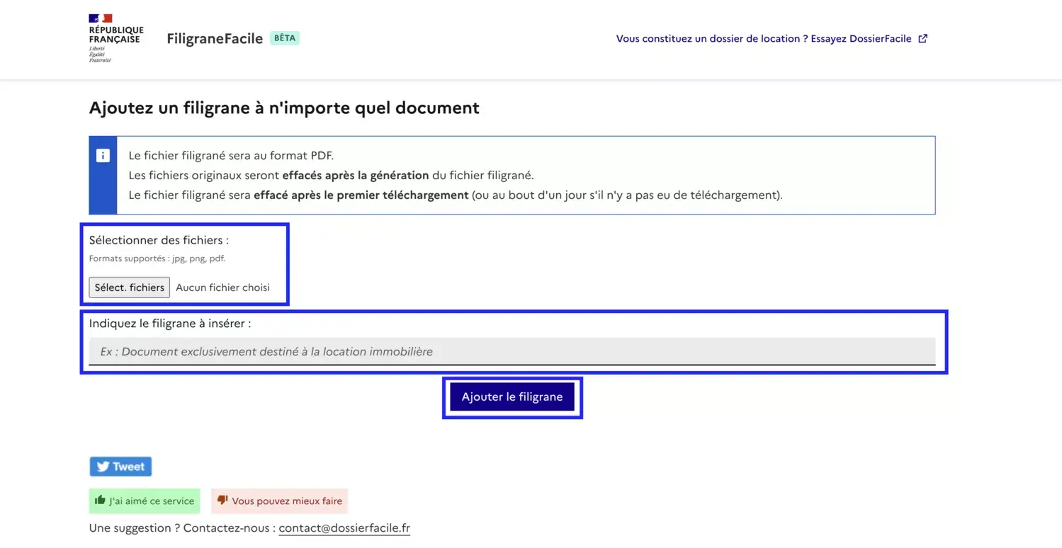 Comment utiliser filigrane facile