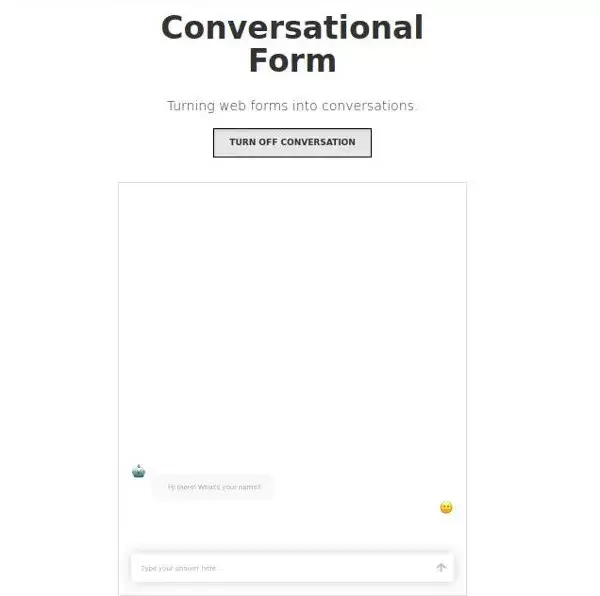 Conversational form