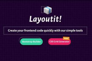 Layoutit! Créez vos grilles web en CSS et vos templates Bootstrap en ligne
