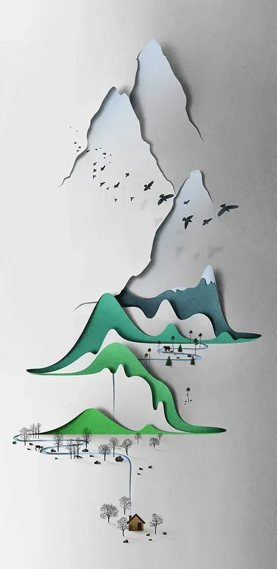 Vertical landscape par Eiko Ojala