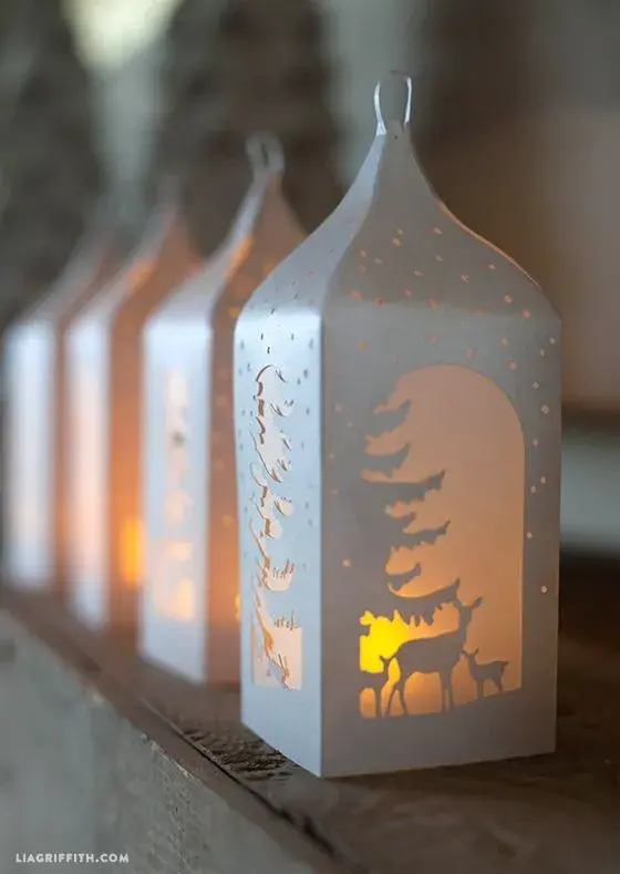 Winter Paper Lanterns par Lia Griffith
