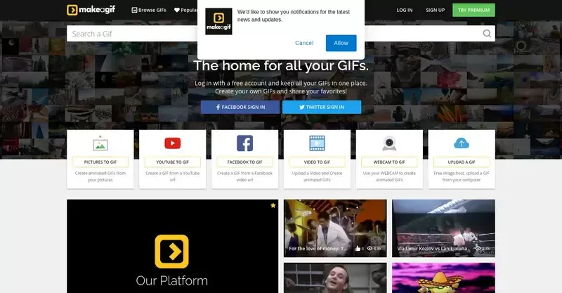 Outils GIF
