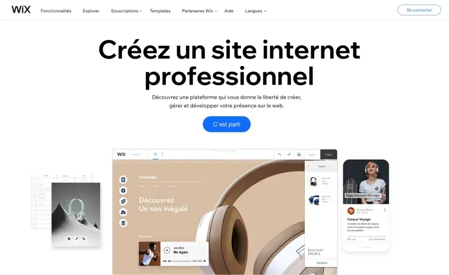 Creer une boutique en ligne avec wix