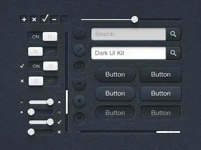 Dark ui kit