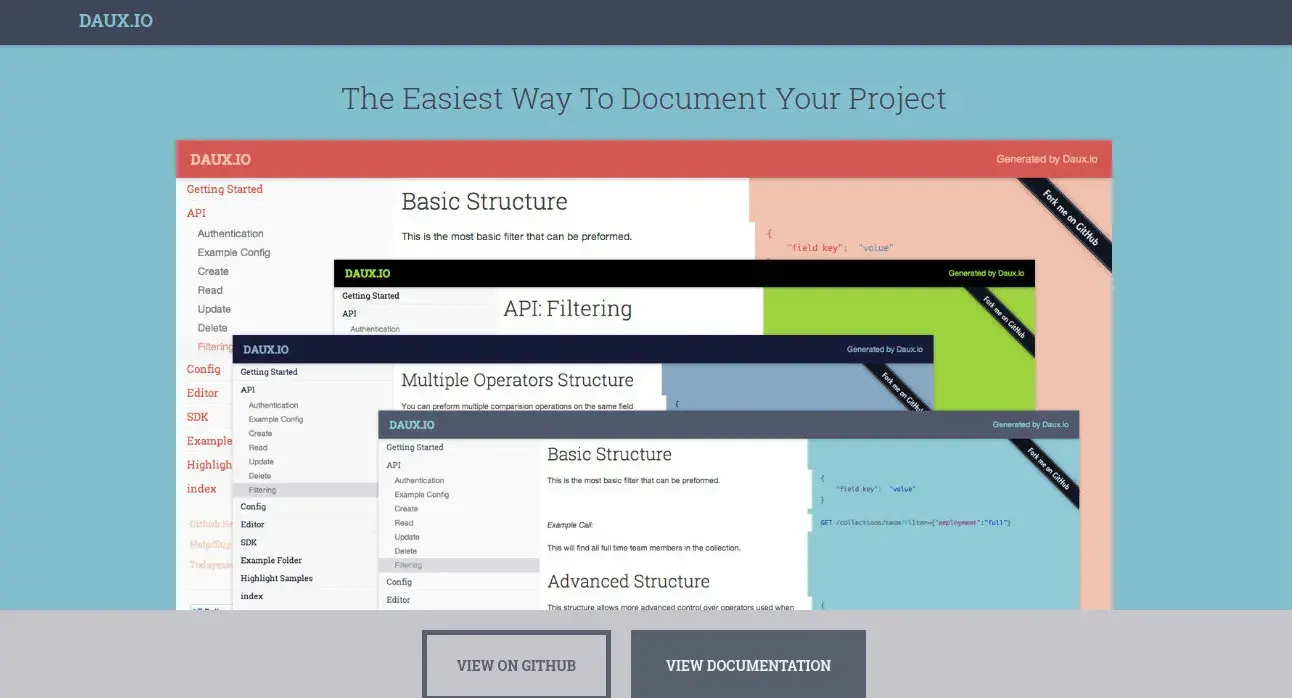 Générateur de documentation projet Daux