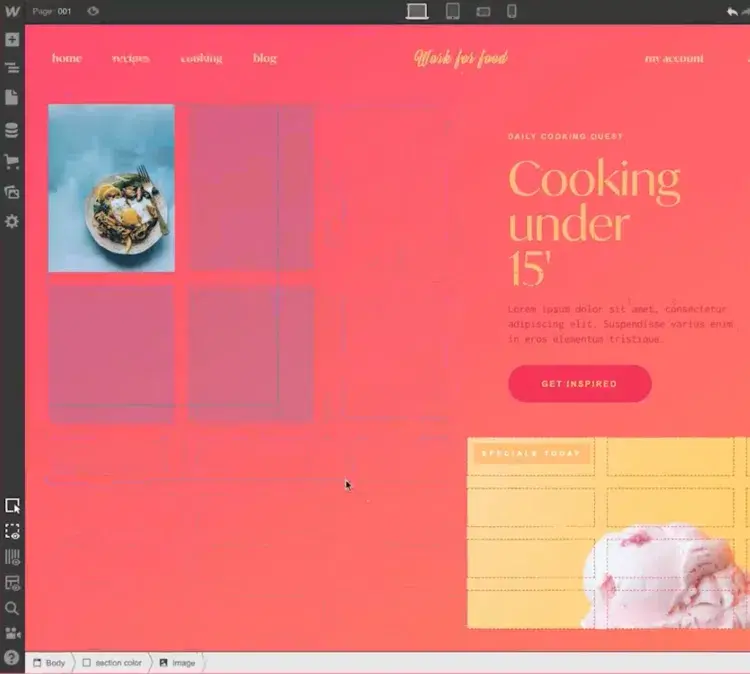 Designer webflow