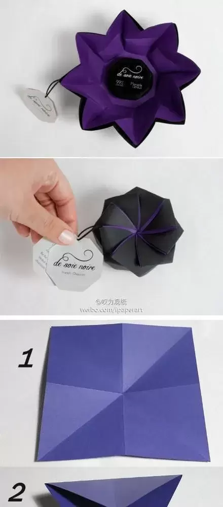 DIY Origami Flower Box