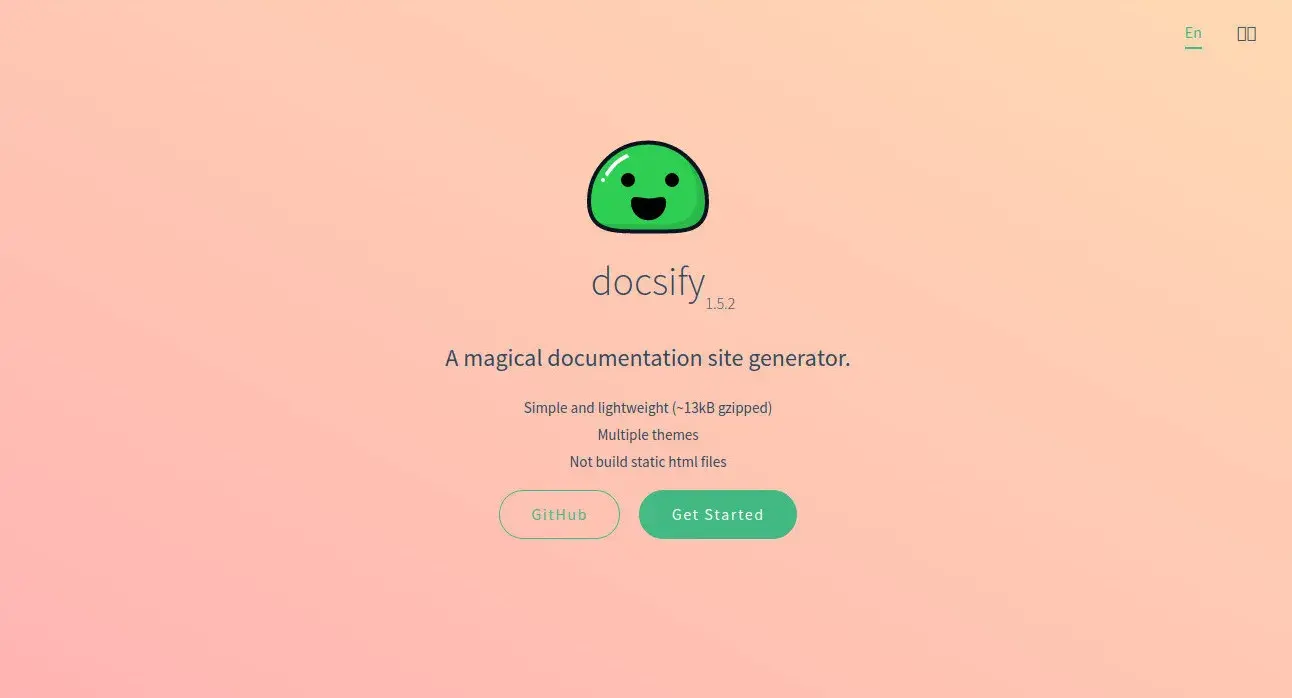 Générateur de documentation projet Docsify