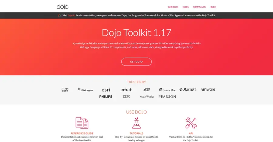 Dojo toolkit 1 17