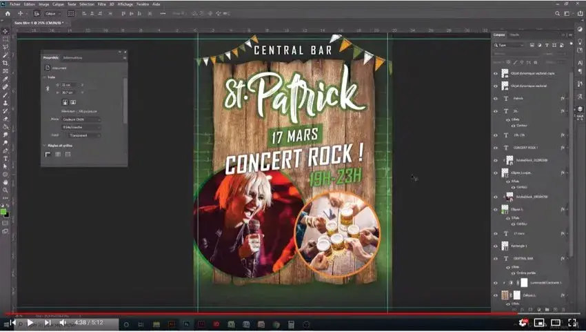 Dupliquez un element tutoriel photoshop st patrick