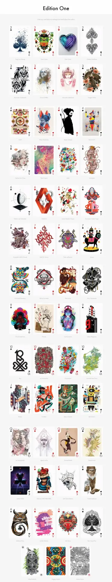 Edition one playingarts