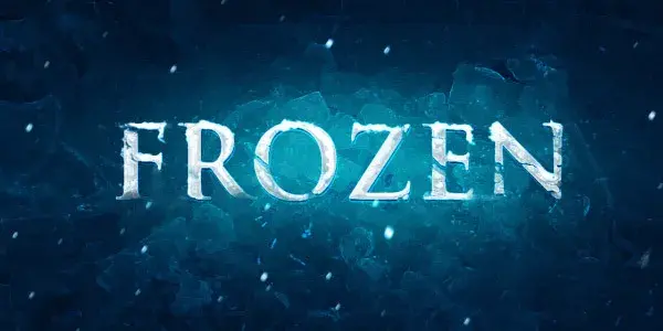 Tutoriel Effet texte realiste frozen photoshop