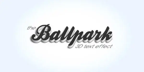 Tutoriel Effet texte moderne en 3d