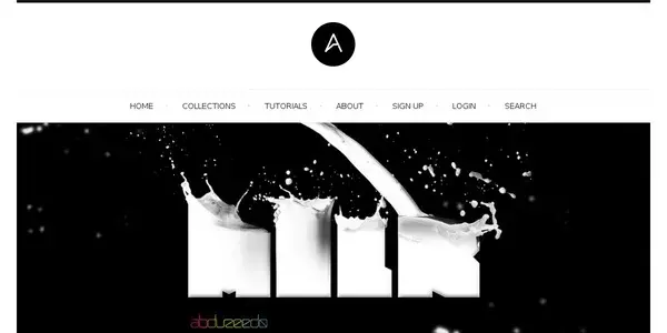 Tutoriel Effet typographie lait photoshop