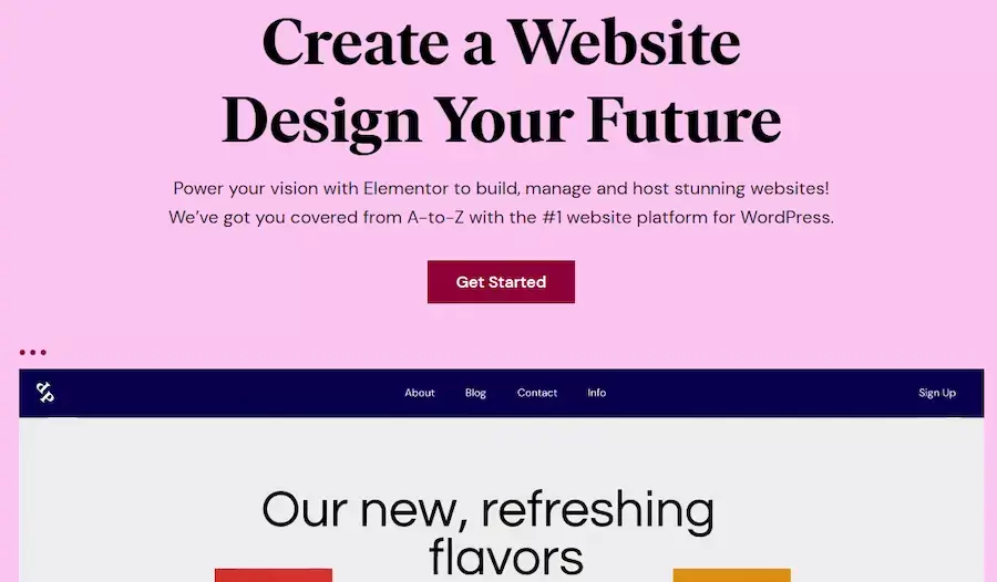Elementor page builder WordPress