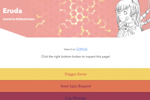 Eruda : une console pour analyser les applications web sur mobile