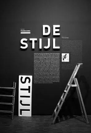 Projet enseigne signalétique Exhibition design installation process