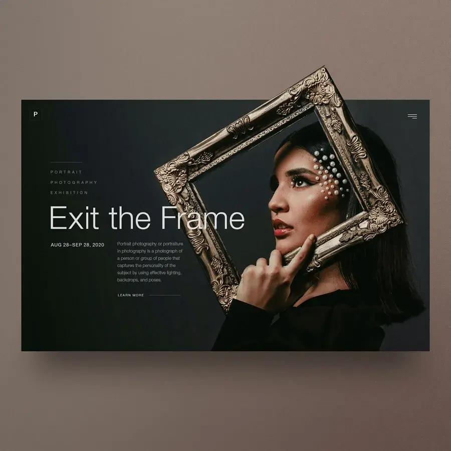 Exit the frame