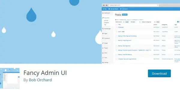 Fancy admin ui