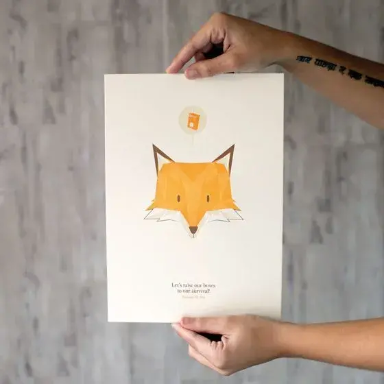 Fantastic mr fox print