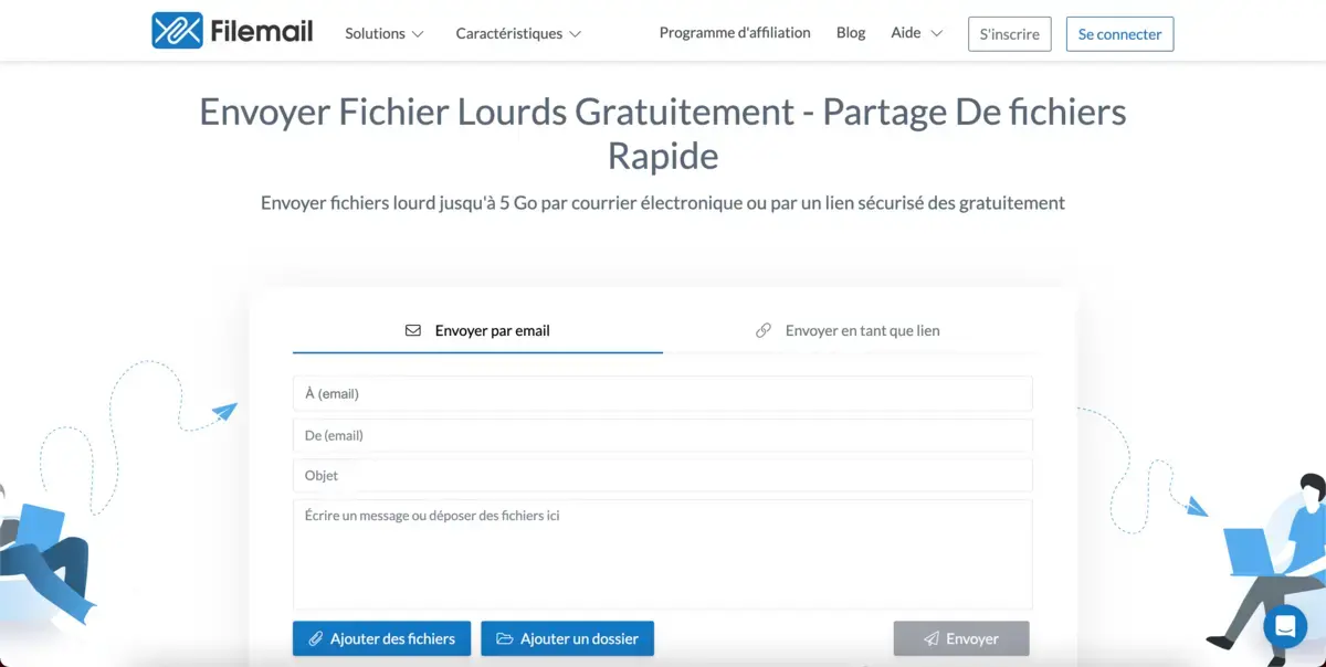 outil d'envoi de gros fichiers File mail