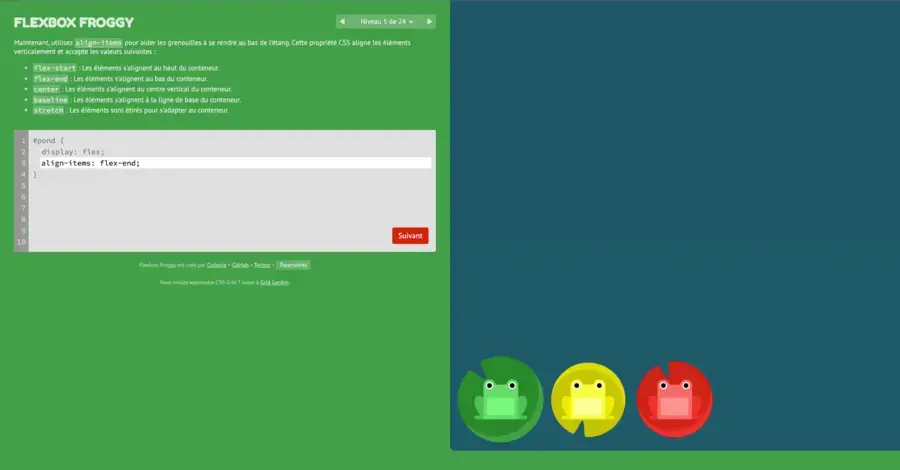 Flexbox froggy