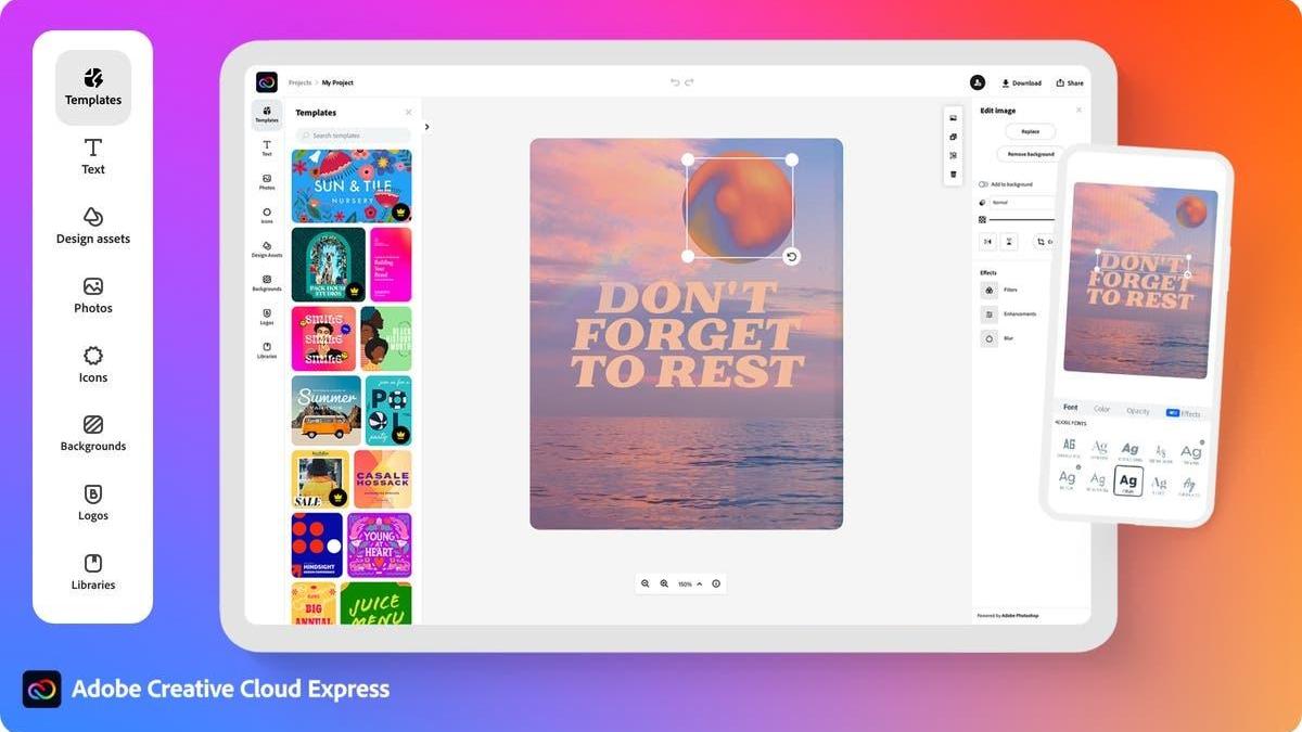 Les nouvelles fonctionnalités d'Adobe Express