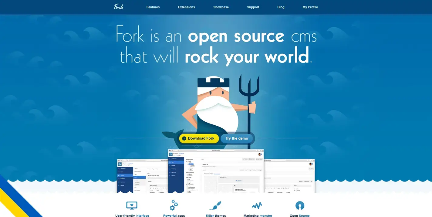 Fork cms