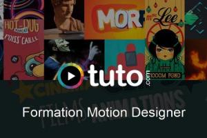 Nouveau parcours de formation spécial Motion Designer avec Tuto.com
