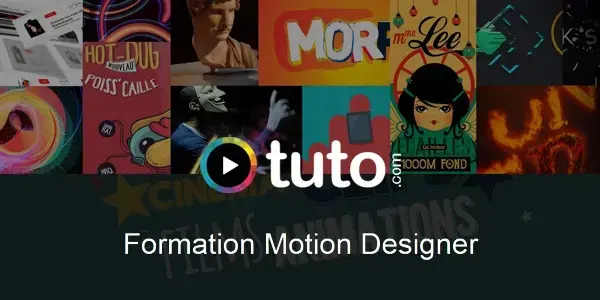 Formation motion designer sur tuto.com