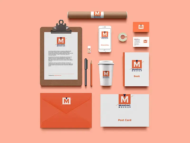 Free branding identity mockup