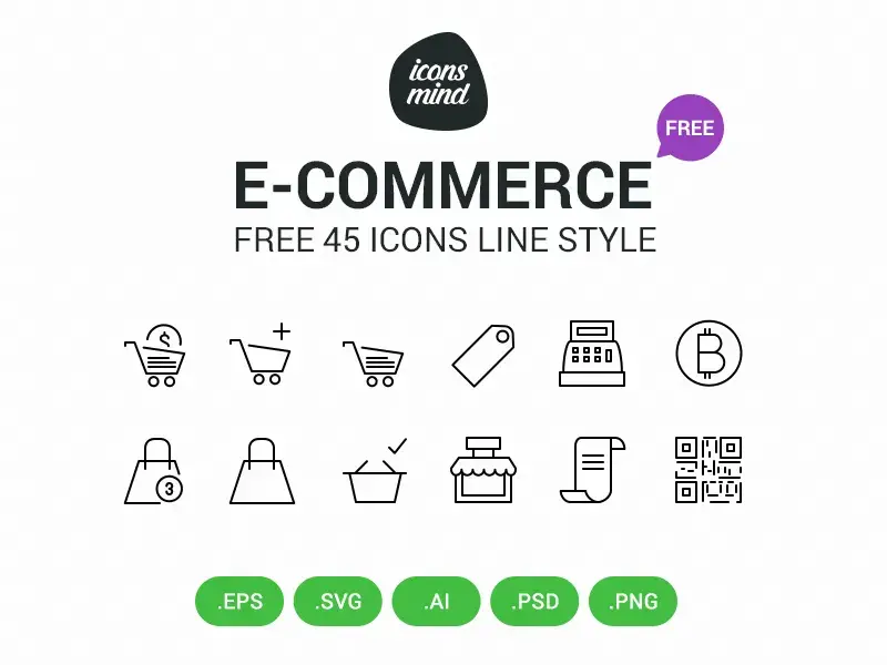 Free ecommerce icons other style