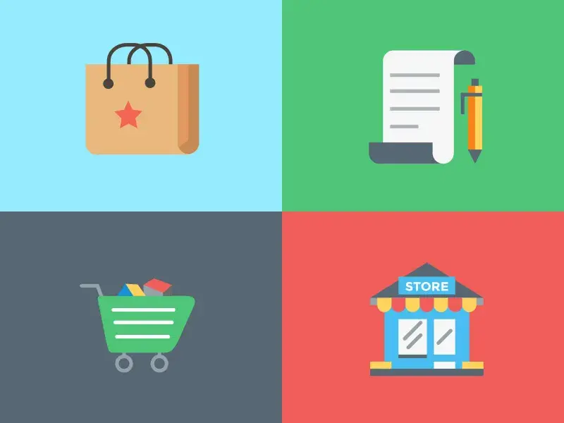 Free ecommerce icons