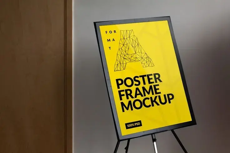 Free Frame Poster Mockup