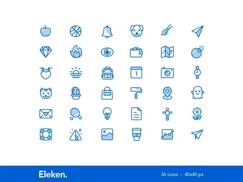 Free icon set par eleken