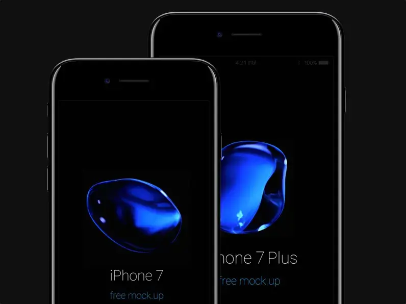 Free iphone 7 psd jet black