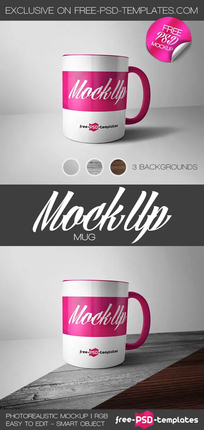 Free mug mock up