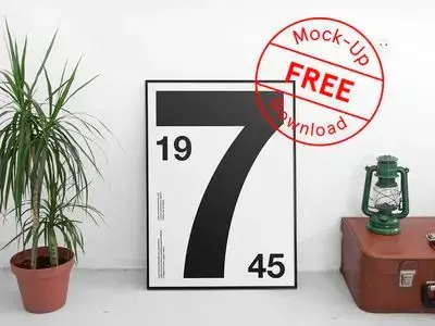 Free Poster Psd Mockup par forgraphic™