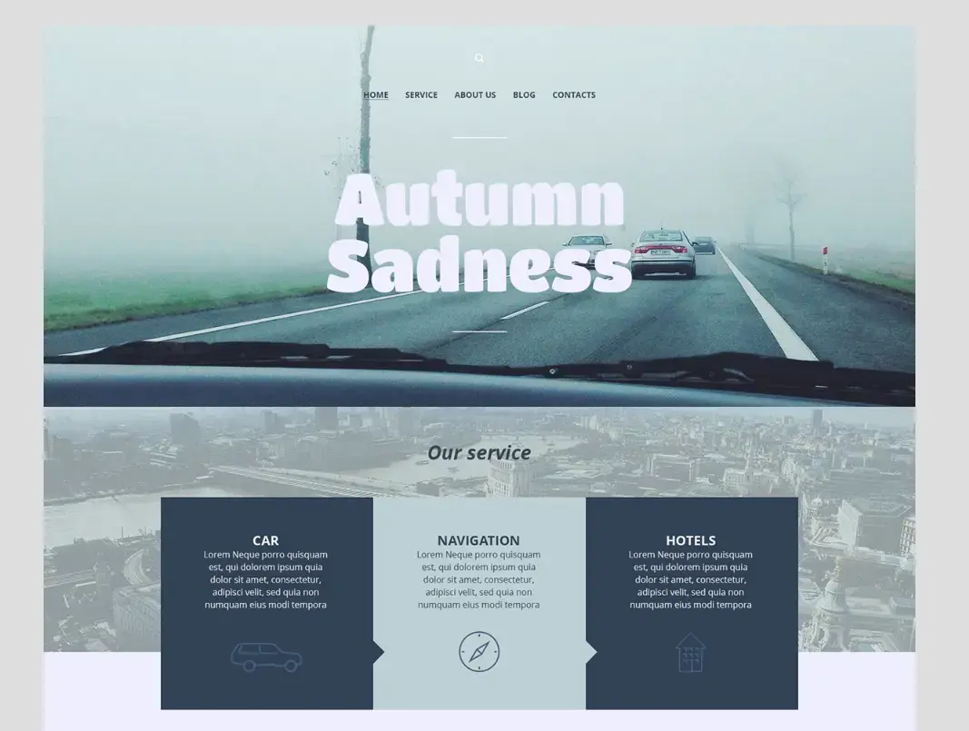 Free psd autumn sadness