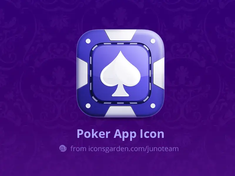 Free psd casino poker icon