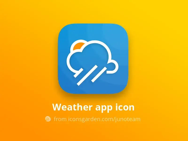 Free psd weather icon