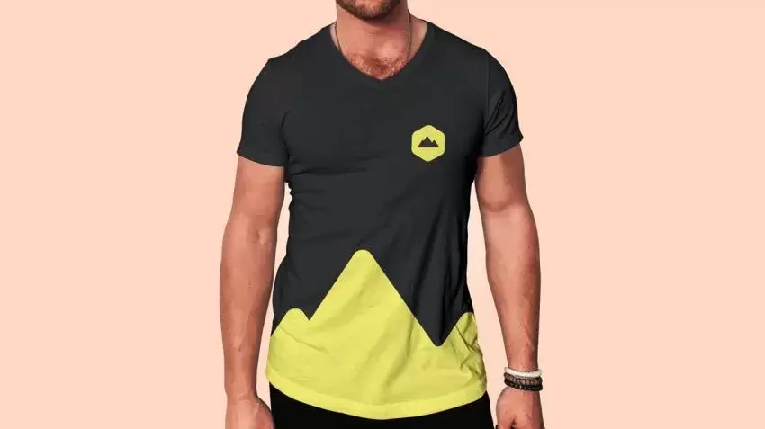 Free simple T-shirt mockup