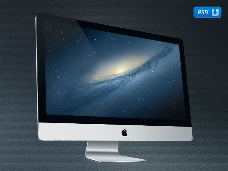 Freebie 27 imac psd