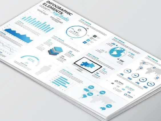 Freebie - clean set of infographics