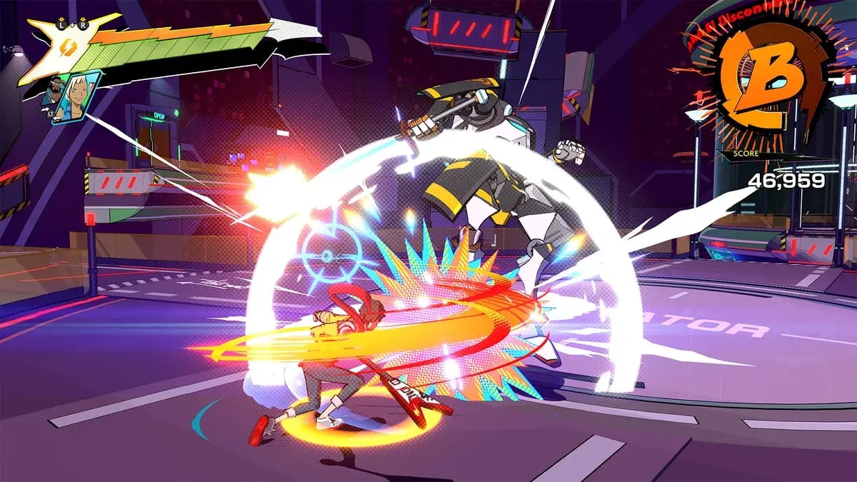 Hi-Fi Rush : combat aux couleurs vives avec une interface façon bande dessinée et un compteur de combo