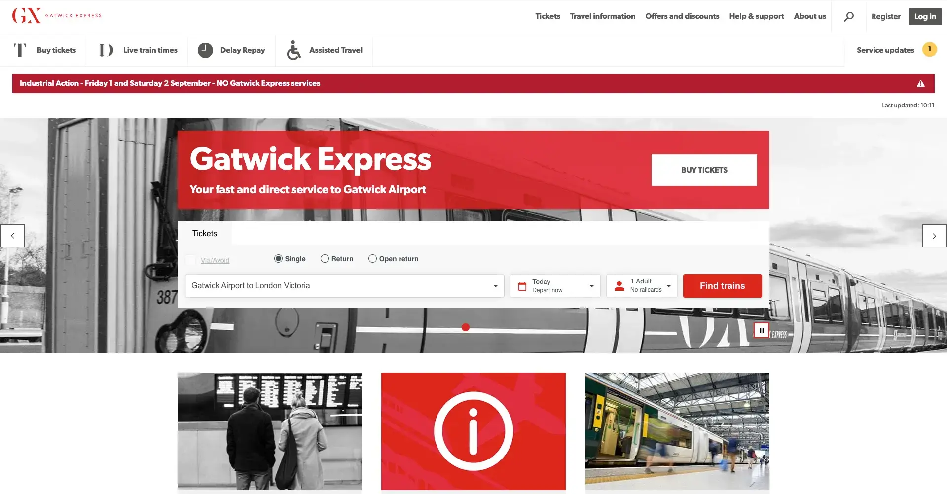 Gatwick express tracks