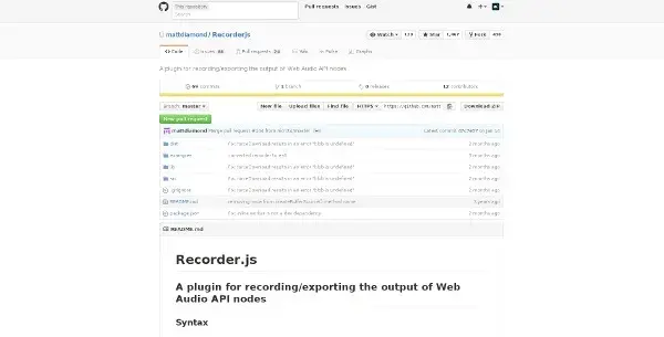 Recorder js