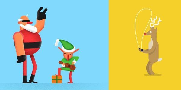 Gifs de Noël : Créations originales pour vous souhaiter de Joyeuses Fêtes