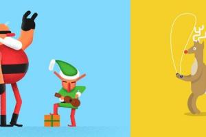 23 Gifs animés originaux pour souhaiter un Joyeux Noël