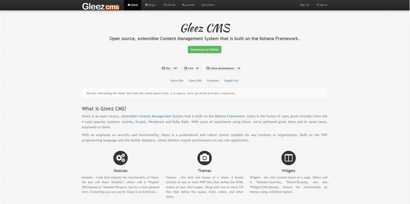 Gleez cms